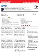 Preview for 5 page of AUTEC Cartronic SEAMASTER BATTLESHIP Instruction Manual