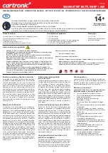 Preview for 6 page of AUTEC Cartronic SEAMASTER BATTLESHIP Instruction Manual