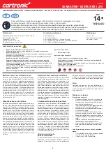 Preview for 5 page of AUTEC Cartronic SEAMASTER DESTROYER Instruction Manual