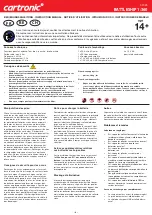 Preview for 4 page of AUTEC cartronic TH-3827B Instruction Manual