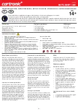 Preview for 5 page of AUTEC cartronic TH-3827B Instruction Manual