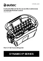 AUTEC DYNAMIC+P Series Instruction Manual For The Use And The Maintenance preview