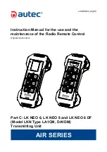 Предварительный просмотр 1 страницы AUTEC LK NEO 6 Instruction Manual