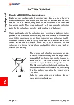 Предварительный просмотр 30 страницы AUTEC MBC825A Manual