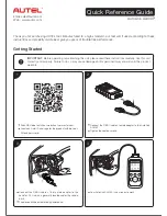 Preview for 1 page of Autel AutoLink AL609P Quick Reference Manual