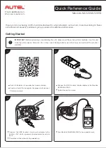 Preview for 1 page of Autel MaxiLink ML529 Quick Reference Manual