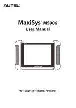 Autel MAXISYS MS906 User Manual предпросмотр