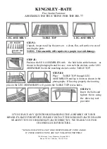 Preview for 2 page of AuthenTeak Kingsley-Bate BO77 Assembly Instructions