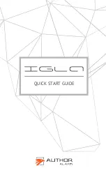 AUTHOR Alarm IGLA 200 Quick Start Manual preview