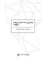 Preview for 1 page of AUTHOR Alarm RAPTOR 151 Operating Manual