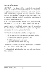 Preview for 4 page of Authorized Alarms Controur Operating Manual