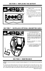 Предварительный просмотр 13 страницы AUTO ARC Explorer Series Manual