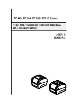 Предварительный просмотр 1 страницы Auto ID Technology TC200 Series User Manual