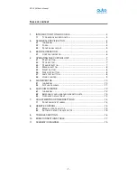 Preview for 2 page of auto maskin DCU 205 User Manual