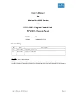 Preview for 2 page of auto maskin Marine Pro DCU 410E User Manual