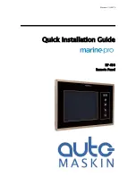 auto maskin Marine Pro RP 410 Quick Installation Manual предпросмотр