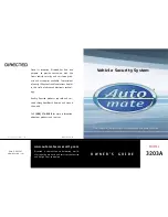 Preview for 1 page of Auto Mate 3203A Owner'S Manual