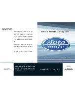 Preview for 1 page of Auto Mate 4104A Owner'S Manual