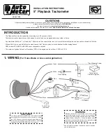 Preview for 1 page of Auto Meter 2650-1081 Installation Instructions