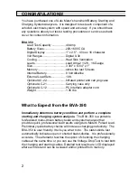 Preview for 2 page of Auto Meter BVA-350 Operator'S Manual