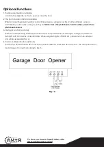 Preview for 11 page of Auto openers SO-1000F Instruction Manual