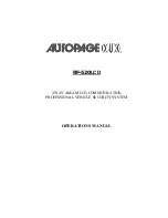 Auto Page RF-520LCD Operation Manual preview