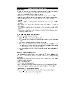 Preview for 6 page of Auto Page RS-622 Operation Manual