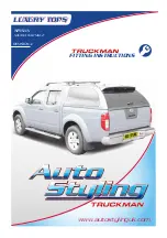 Предварительный просмотр 1 страницы Auto Styling Luxury Tops Truckman Fitting Instructions Manual