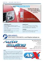 Предварительный просмотр 12 страницы Auto Styling Luxury Tops Truckman Fitting Instructions Manual