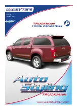 Предварительный просмотр 1 страницы Auto Styling Truckman Fitting Instructions Manual