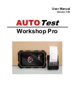 Предварительный просмотр 1 страницы Auto Test Workshop Pro User Manual