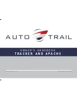 Auto-Trail Apache Owner'S Handbook Manual preview