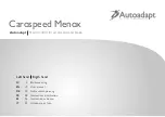 Предварительный просмотр 1 страницы Autoadapt Carospeed Menox User Manual