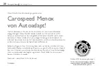 Предварительный просмотр 20 страницы Autoadapt Carospeed Menox User Manual