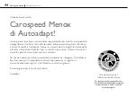 Предварительный просмотр 44 страницы Autoadapt Carospeed Menox User Manual