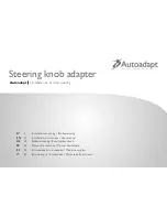 Autoadapt Steering knob adapter User Manual предпросмотр