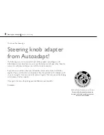 Предварительный просмотр 8 страницы Autoadapt Steering knob adapter User Manual