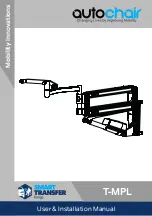 AUTOCHAIR SMART TRANSFER T-MPL User & Installation Manual preview