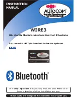 autocom WIRE3 Instruction Manual preview