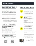 Предварительный просмотр 1 страницы AutoConnect AC202 Quick Start Manual