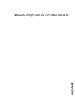 Autodesk AutoCAD Design Suite 2013 Installation Manual preview