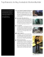 Preview for 1 page of Autodesk AUTODESK MOTIONBUILDER 2011 Brochure