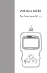 AutoDia SX45 Manual preview