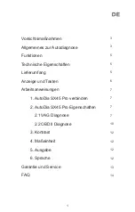 Preview for 2 page of AutoDia SX45 Manual