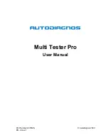 Preview for 2 page of Autodiagnos MULTI TESTER PRO User Manual