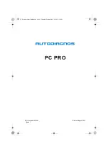 Preview for 2 page of Autodiagnos PC Pro Quick Reference Manual