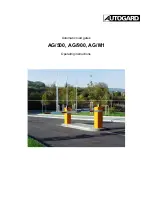 Предварительный просмотр 1 страницы Autogard AG/500 Operating Instructions Manual