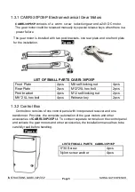 Предварительный просмотр 5 страницы Autoglide CABRI-30P User Manual