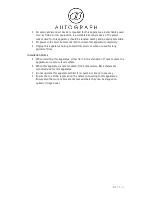 Предварительный просмотр 5 страницы Autograph XDA-16 User Manual