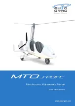 AutoGyro MTOsport Maintenance Manual preview